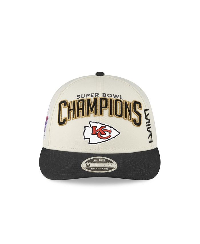 New Era Men's Cream Kansas City Chiefs Super Bowl LVIII Champions ...