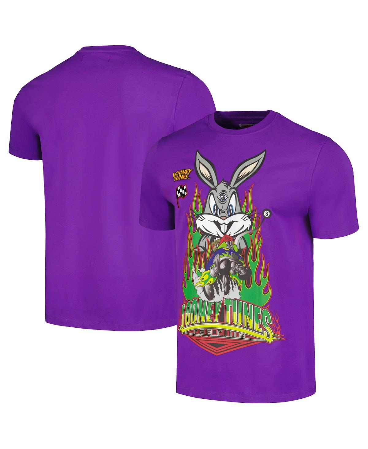 Shop Freeze Max Men's And Women's  Bugs Bunny Purple Looney Tunes 3-eyed Bugs T-shirt