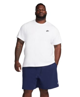 Мужские клубные шорты свободного кроя с вышитым логотипом Nike, обычные, для больших и высоких размеров 