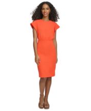 Orange dress cheap macys