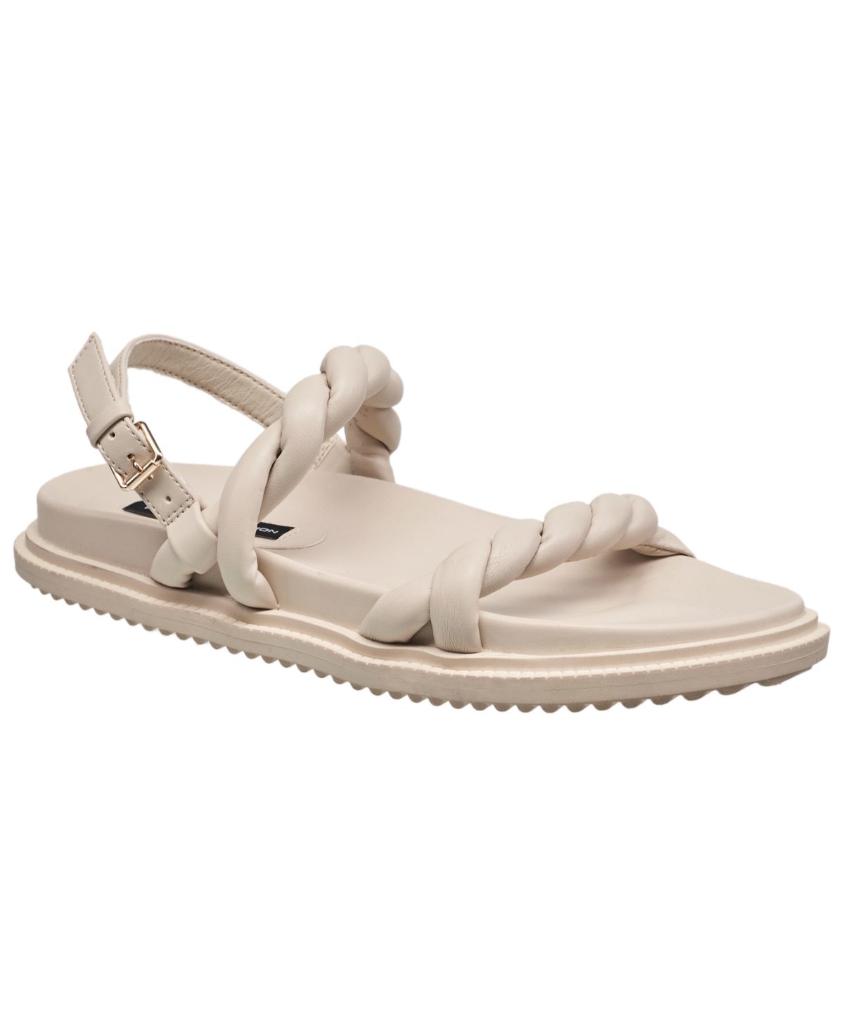 Shop French Connection Women's Brieanne Braided Slingback Sandal In Cream