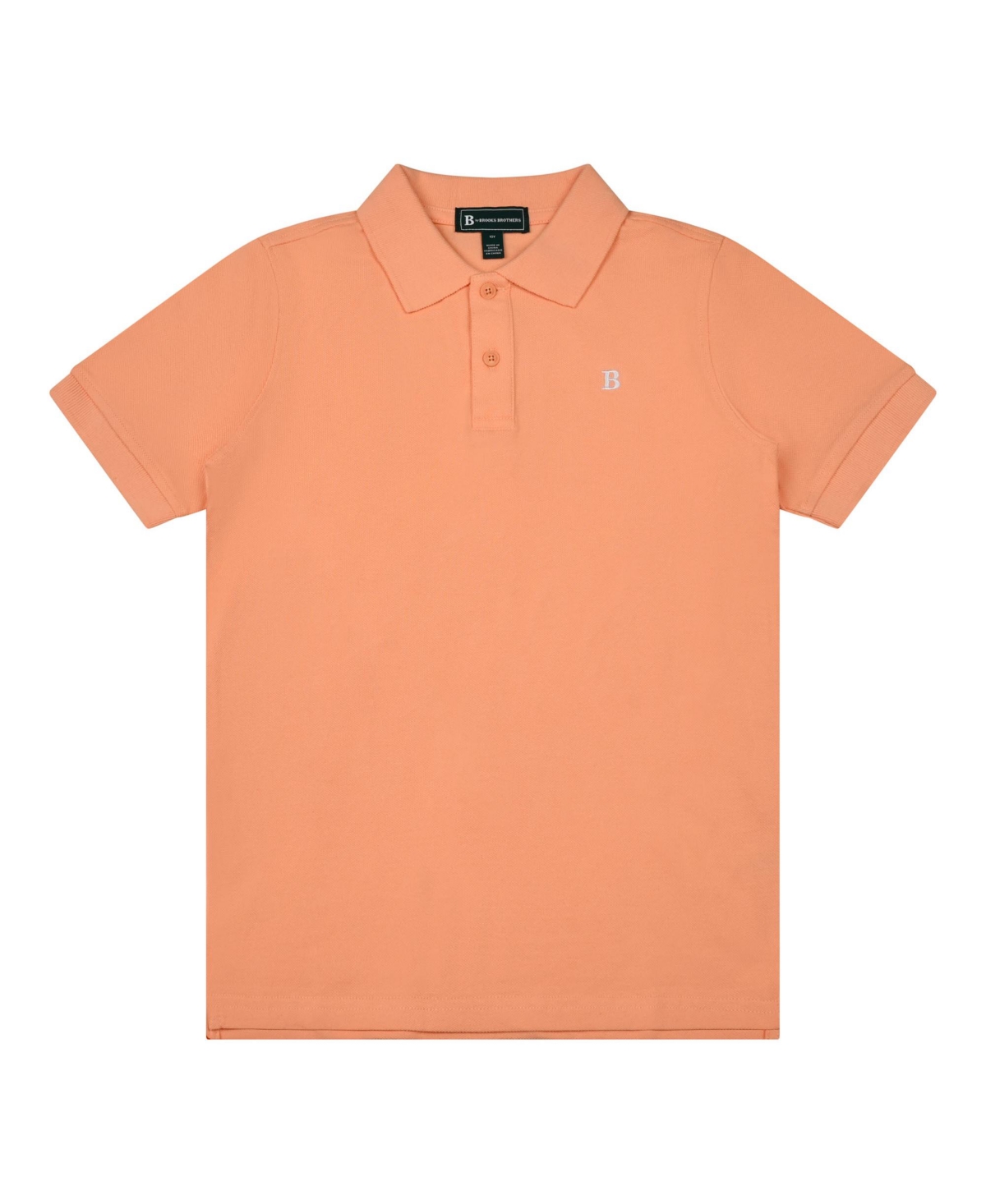 B by Brooks Brothers Big Boys Short Sleeve Pique Polo Shirt