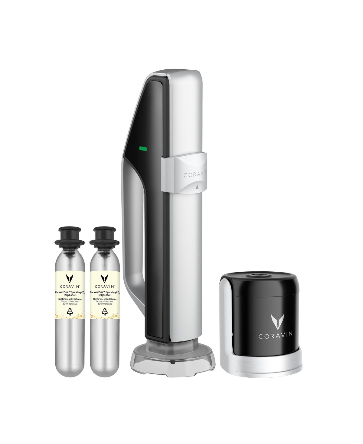 Shop Coravin Sparkling System In Silver