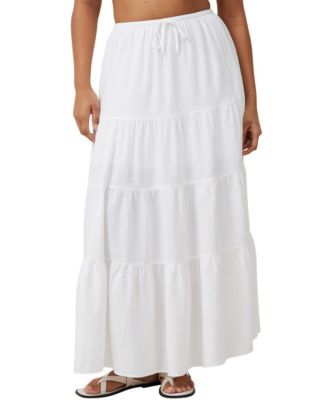 COTTON ON Women's Haven Tiered Maxi Skirt - Macy's