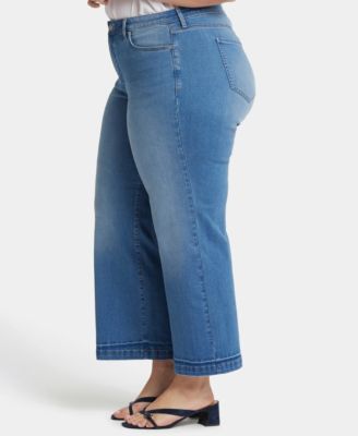 Plus Size Teresa Wide Leg Ankle Jeans