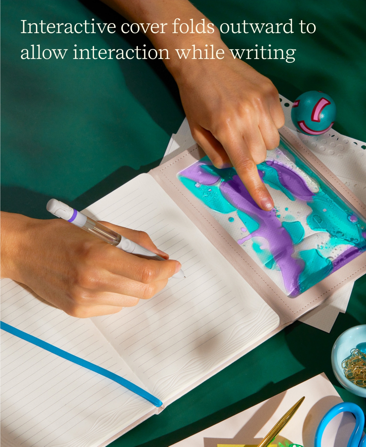 Lifelines "shake It Up" Sensory Journal With Tactile Cover Embossed Paper In Multi Colored