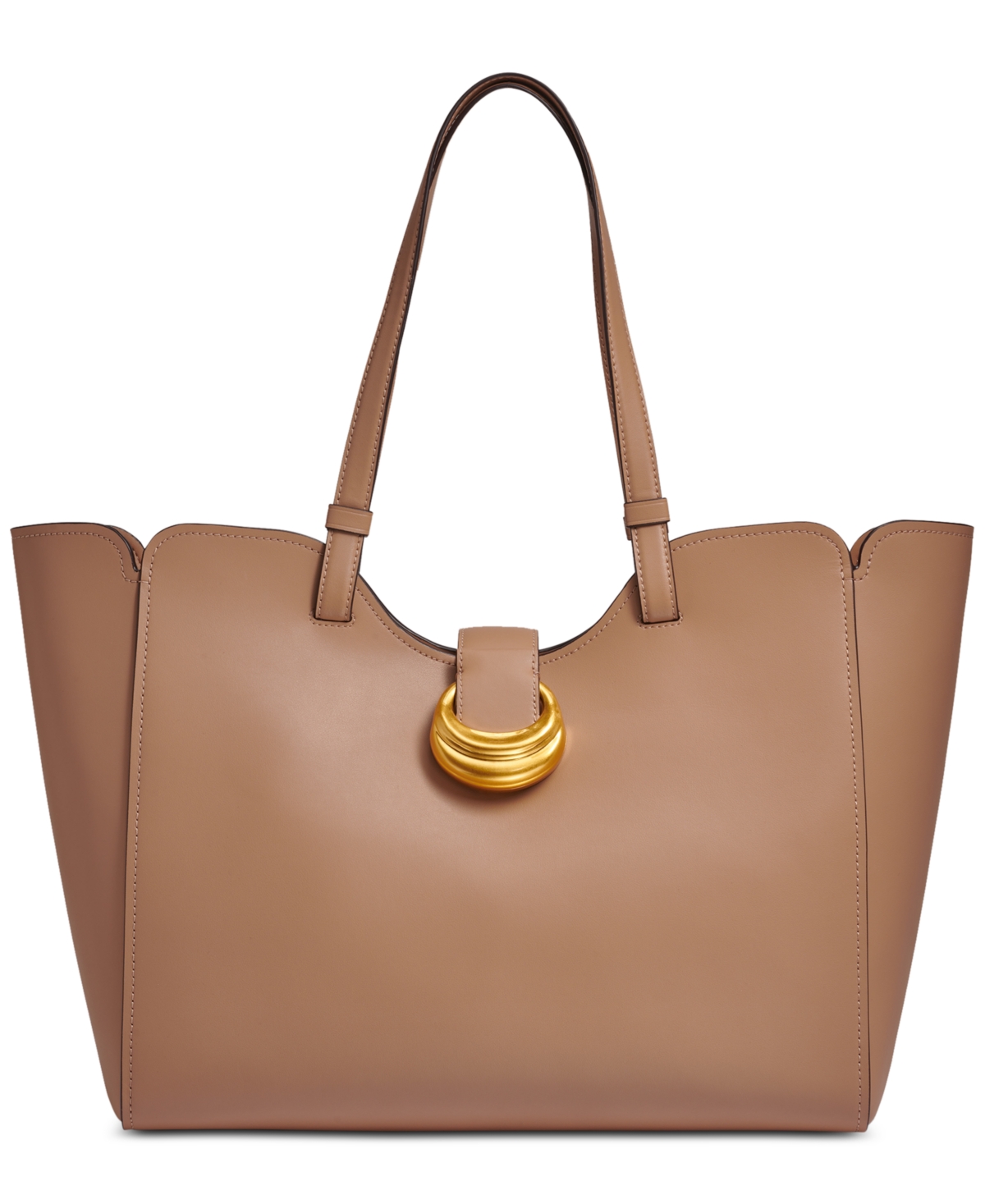 Donna Karan Valley Stream Small Buckle Tote In Fawn