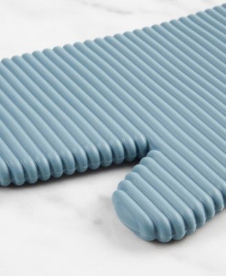 Ribbed Soft Silicone Oven Mitt 2-Pack Set, 7.5" x 13"