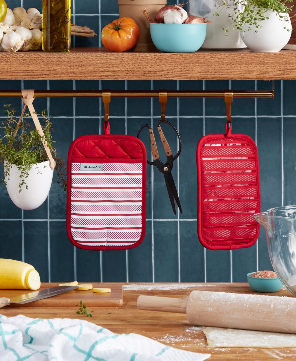 KitchenAid Albany Pot Holder 2-Pack Set,