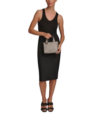 Hewlett Leather Top Handle Buckle Crossbody