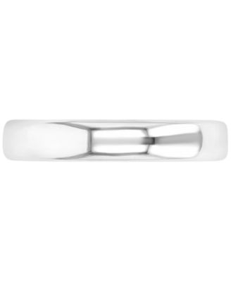 Macy's - Polished Finish Dome Comfort Fit Narrow Stack Band