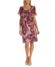 Burgundy dress macys sale