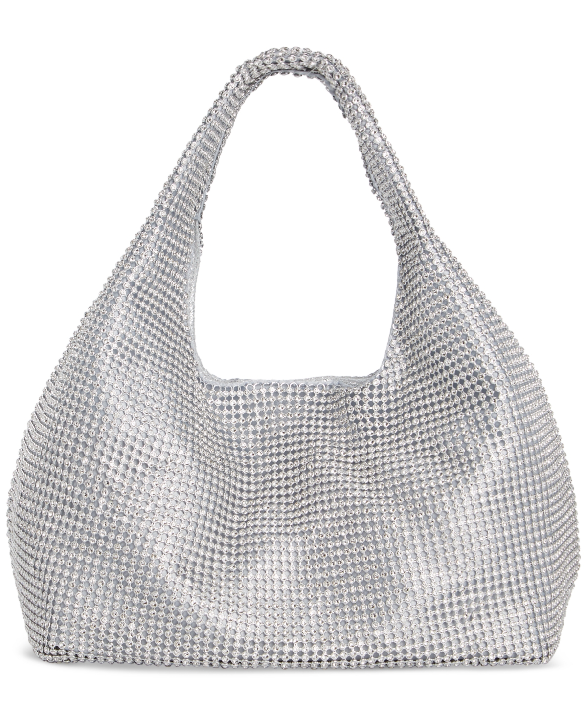 I.n.c. International Concepts Mesh Crystal Hobo Bag Created for Macy s Gold Smart Closet