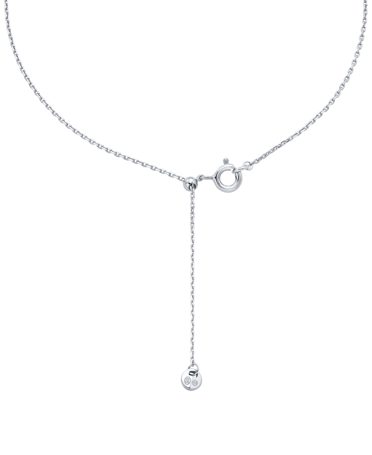 Michael Kors Gold-Tone orTone Sterling Silver Station Necklace - Silver