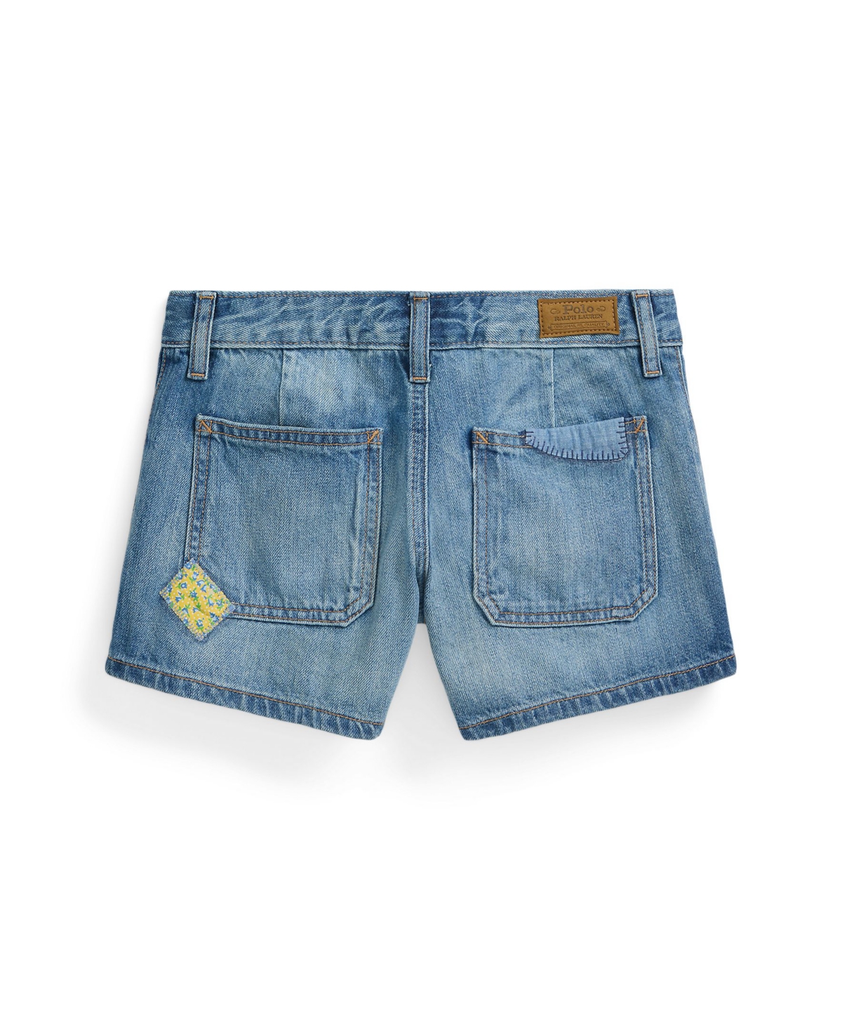 Polo Ralph Lauren Big Girls Patchwork Cotton Denim Shorts
