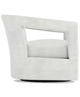 Tycer 33" Fabric Swivel Chair, Created for Macy's