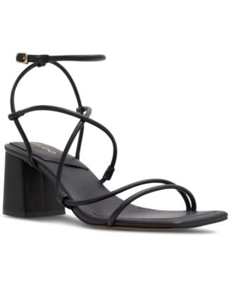 ALDO - Women's Harmonni Strappy Ankle-Strap Block-Heel Dress Sandals