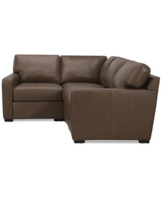 Radley 101" 4-Pc. Leather Corner Sectional, Created for Macy's