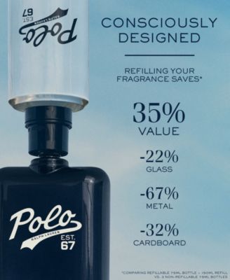 Men's Polo 67 Eau de Toilette Refill, 5.1 oz.