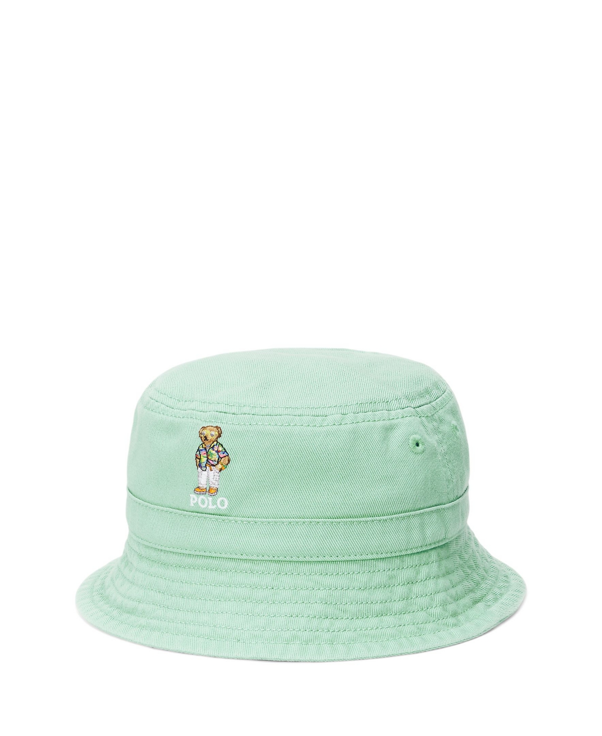 Polo Ralph Lauren Baby Boys Polo Bear Cotton Twill Bucket Hat In Celadon