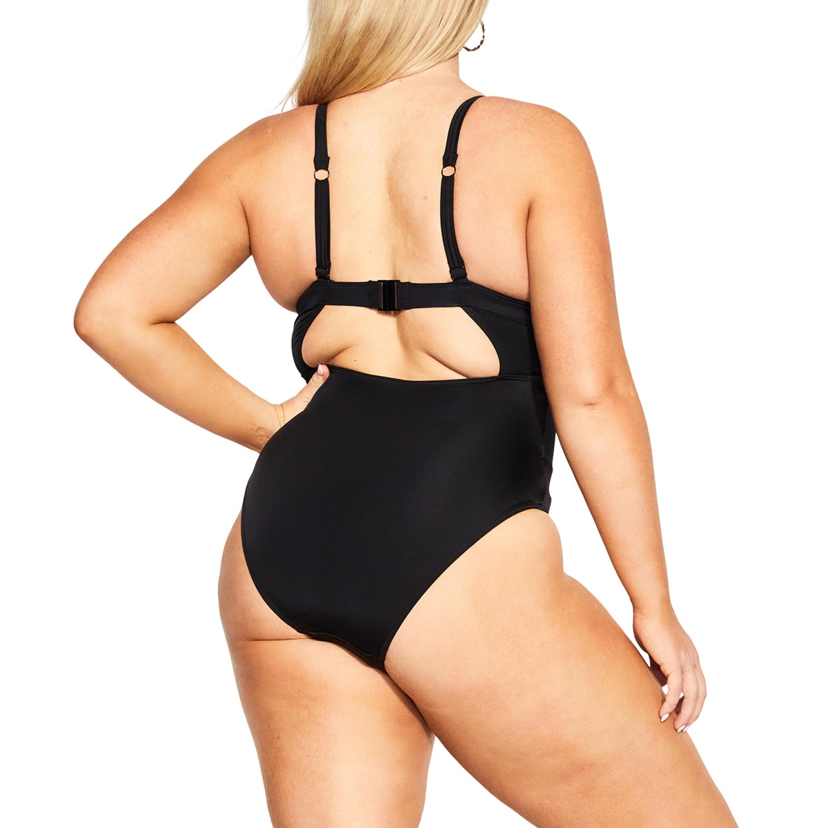 City Chic Women's Fashion Plunge 1 Piece