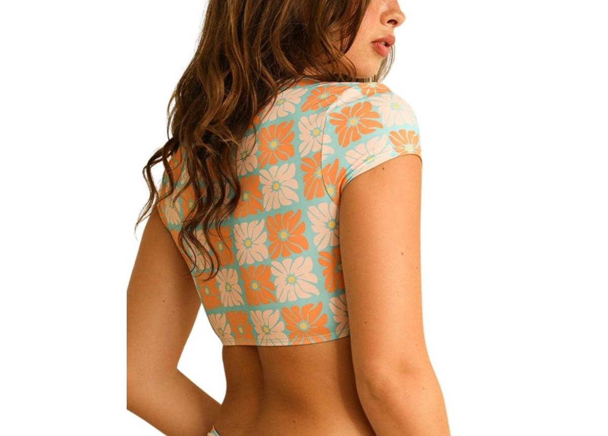 Women's Joni Short Cap Sleeve Bikini Top