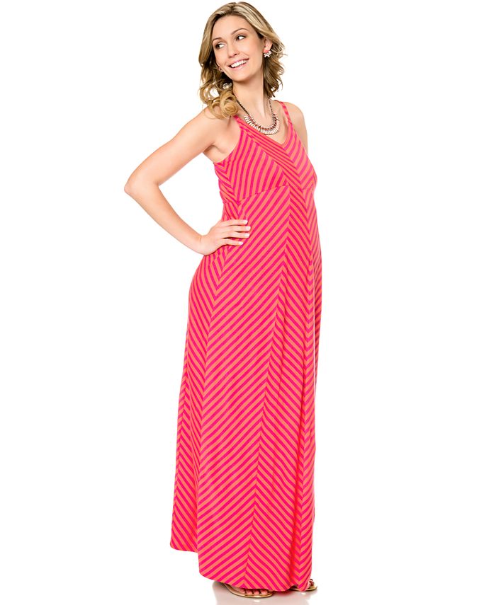 Macys maternity discount maxi dress