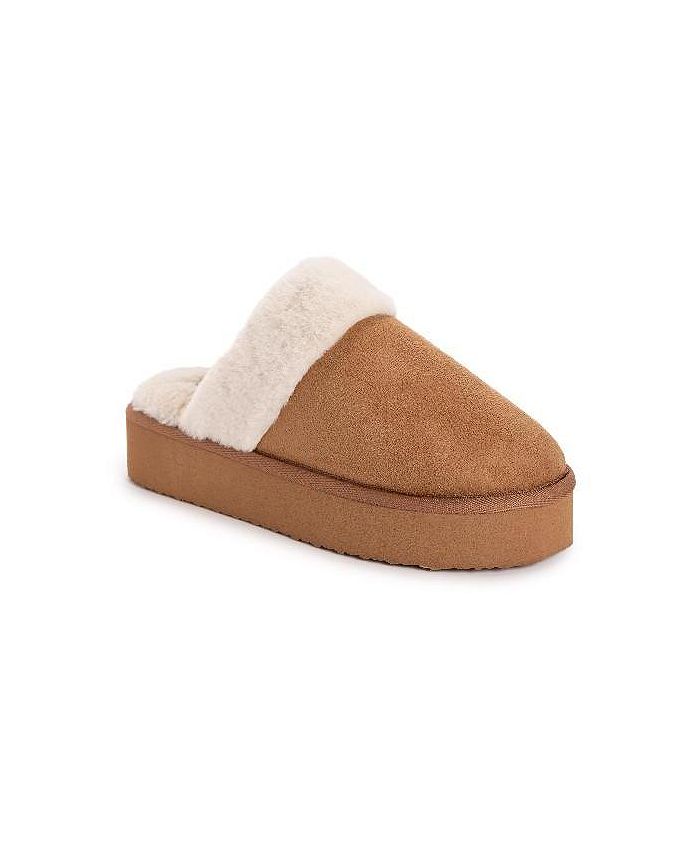 Women's chandra best sale suede scuff slippers