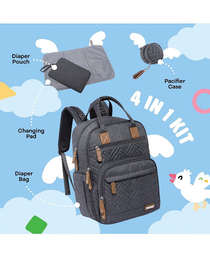 iniuniu Diaper Bag Backpack, Unisex Baby Bags for Boys Girls, Waterproof Travel Macy's