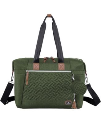 Large Diaper Bag Tote with Pacifier Case and Changing Pad, Travel Diaper Tote for Mom and Dad