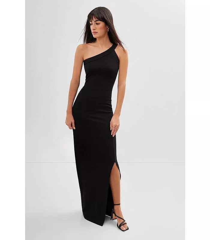 Women's Robin One-Shoulder Side-Slit Floor-Length Evening Gown - thumbnail 6