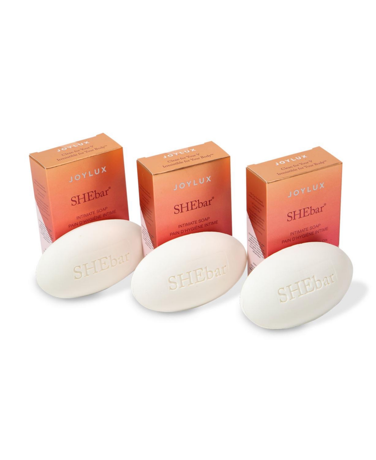 SHEbar Intimate Soap Bar, 3 Pack - White