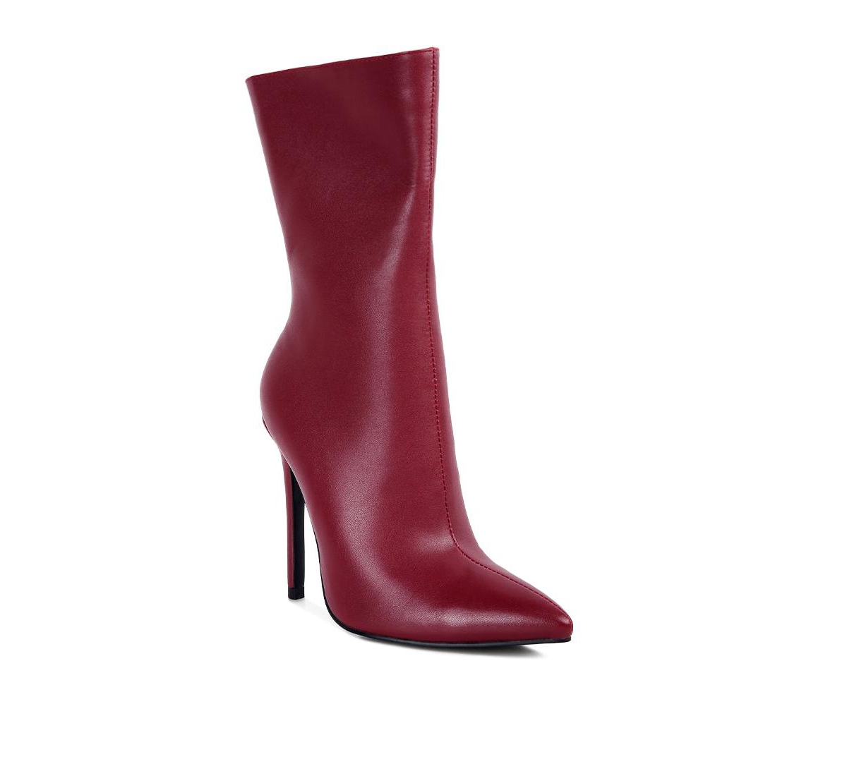 London Rag Micah Pointed Toe Stiletto High Ankle Boots