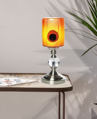 13" Tall Filare Hand Blown Art Glass Shade Accent Lamp