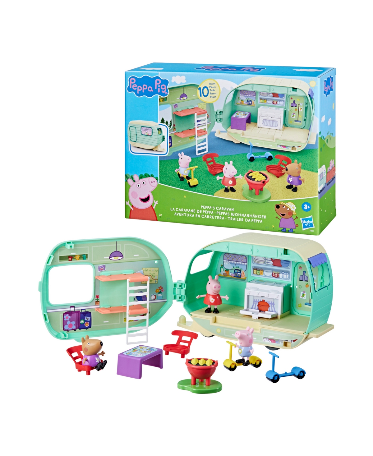 Peppa Pig Peppa's Caravan Playset In No Color