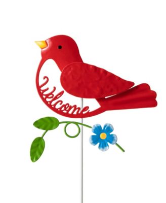 16" H Set of 3 Metal Bird Pick