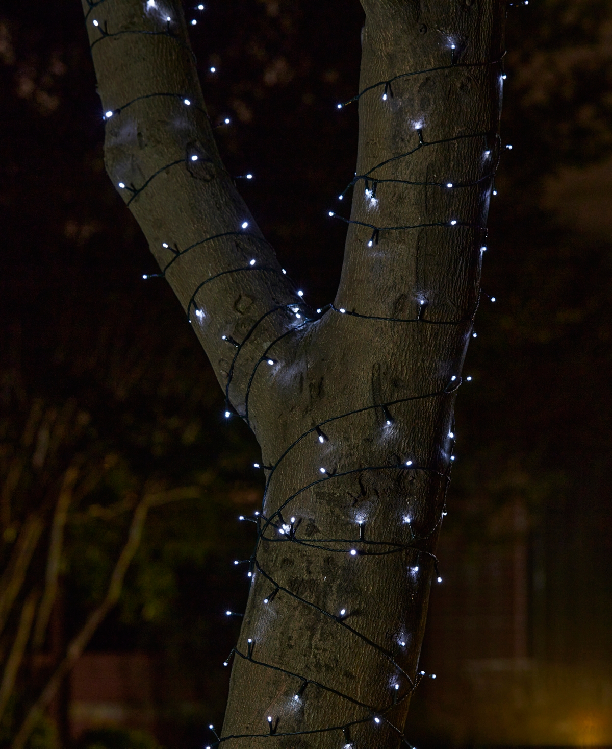 Glitzhome 72' Set Of 2 Solar String Light With 200 Led Lights In Black