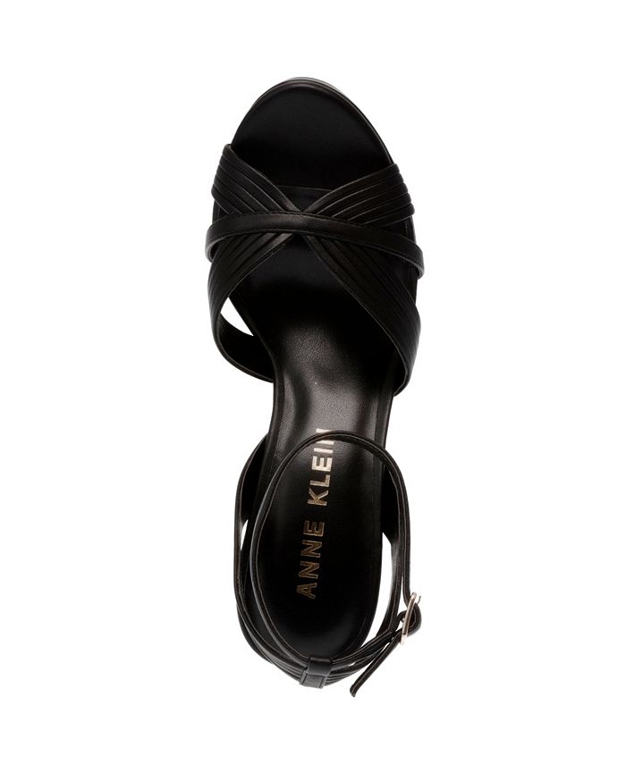 Anne Klein Women's Verve Block Heel Dress Sandals - Macy's