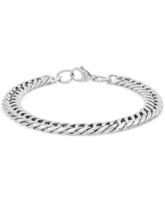 Men's Stainless Steel Cuban Link Chain Bracelet