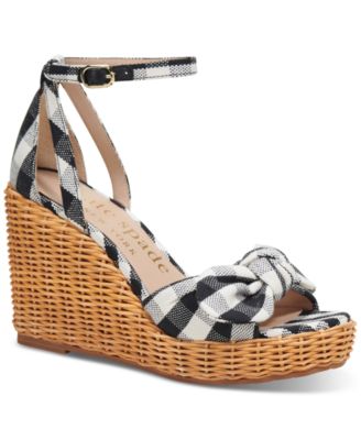 kate spade new york - Women's Tianna Ankle-Strap Wicker Wedge Sandals