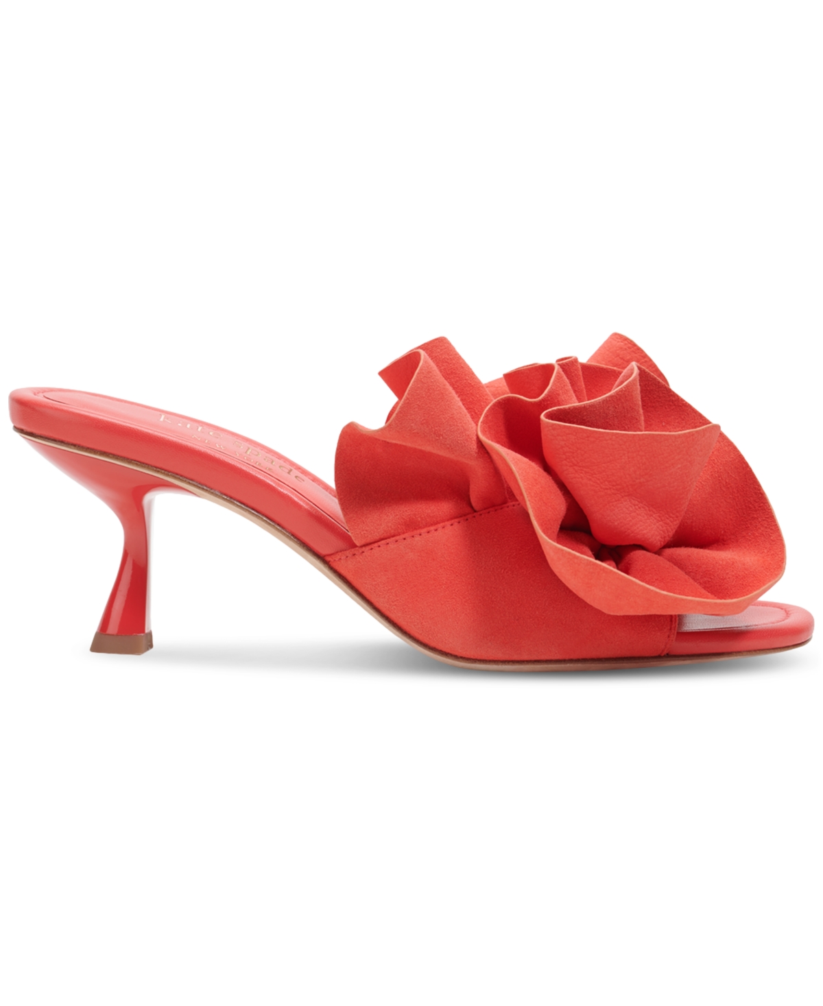 Shop Kate Spade Women's Flourish Embellished Dress Sandals In Ponderosa Red