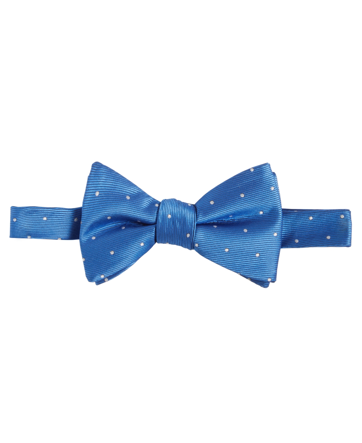 Men's Royal Blue & White Dot Bow Tie - Blue