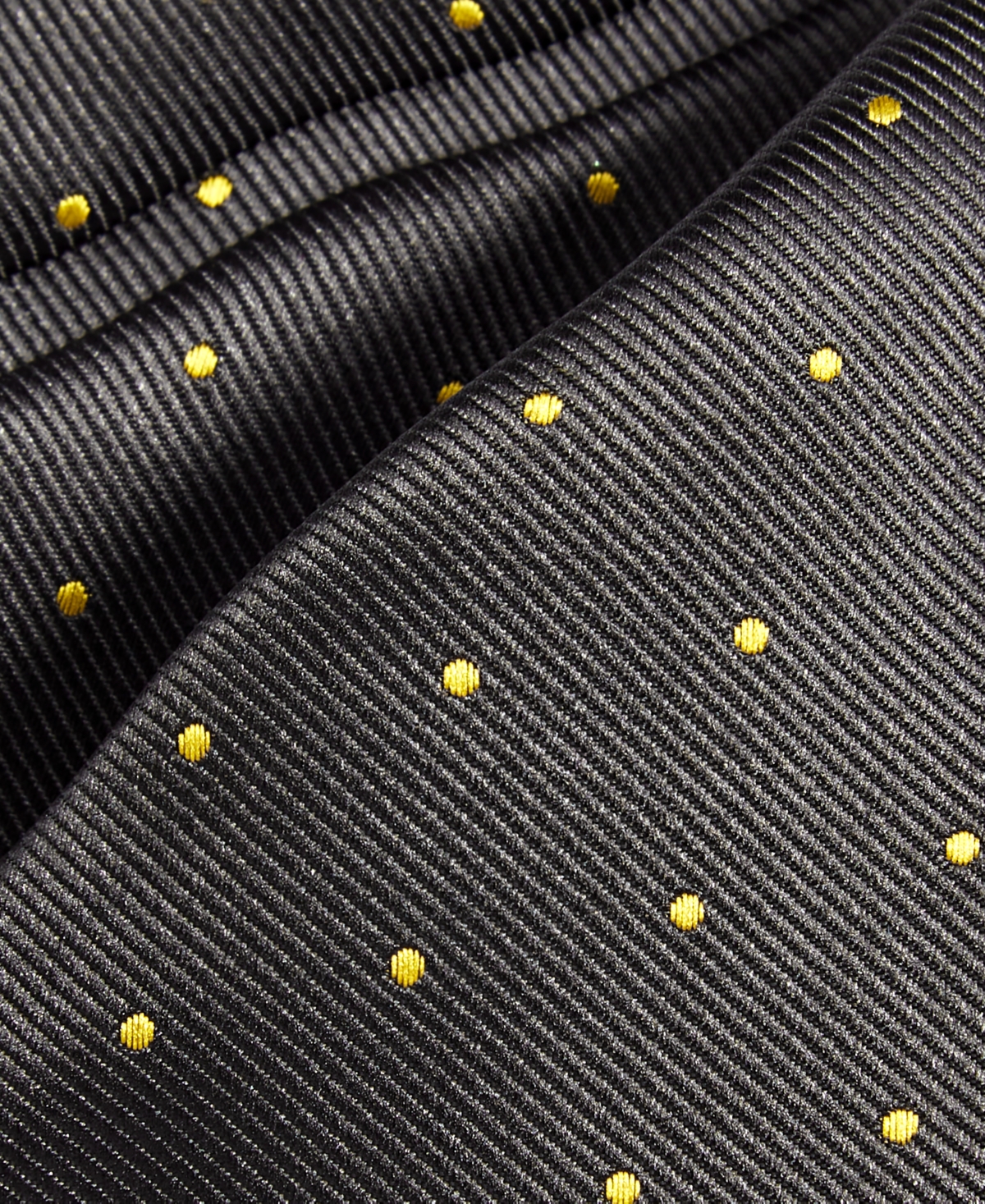 Shop Tayion Collection Men's Black & Gold Dot Tie