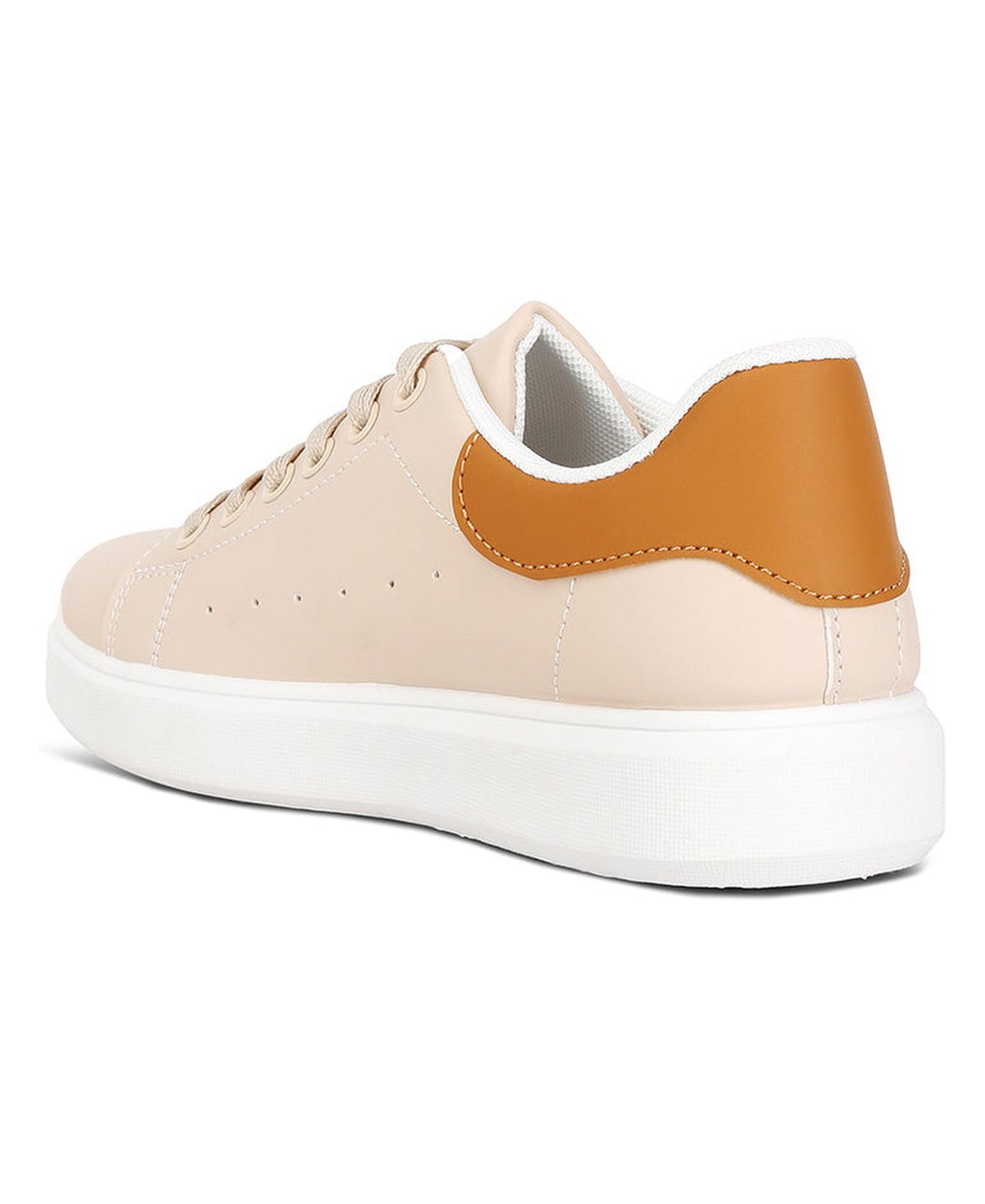 Женские кроссовки London Rag Enora Comfortable Lace Up, цвет: Светлый бежевый — фото 2