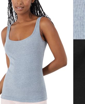 Hanes - Women's 2-Pk. Originals Stretch Tank Tops