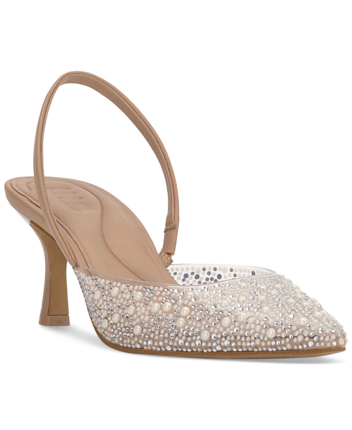 Inc International Concepts Women's Geosepa Halter Pumps, Created For Macy's In Pearl,bling