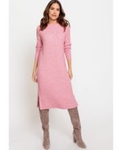 PMUYBHF Sweater Dress Long for Women Womens Autumn Winter Casual  Comfortable Elegant Slim Fit Square Neck Long Sleeve Knitted Sweater Dress  Fall Dresses for Women 2024 with Pockets 