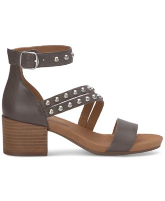 Women's Piah Studded Block-Heel City Sandals