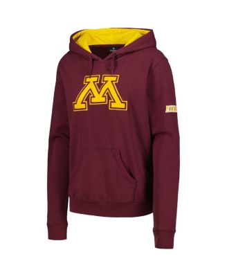 Women's Maroon Minnesota Golden Gophers Big Logo Pullover Hoodie