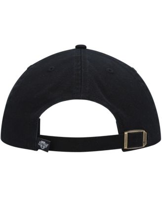 Men's Black Los Angeles Kings Team Clean Up Adjustable Hat